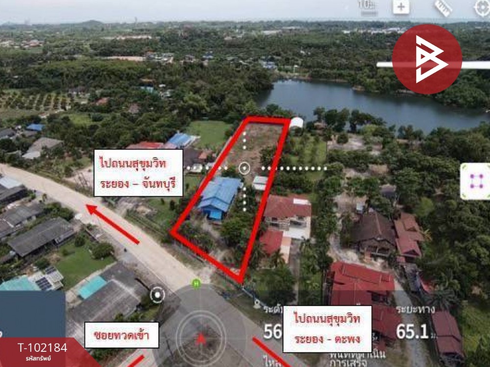 ขายบ้านเดี่ยวพร้อมที่ดิน เนื้อที่ 2 ไร่ 46 ตร.วา ตะพง ระยอง